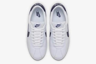 nikelab bruin leather sneakers