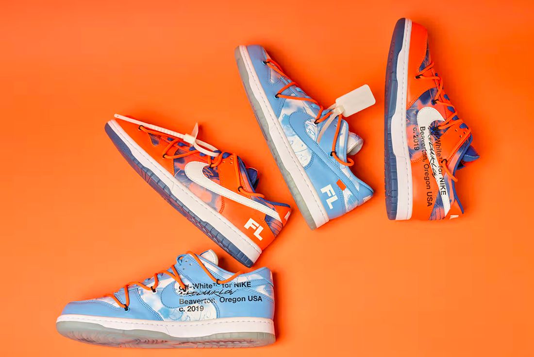 Nike Dunk Low 'Virgil Abloh™ x Futura Laboratories' sneakers on