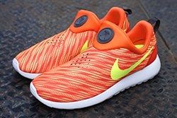 Nike Roshe Run Slip On Electric Orange Atomic Mango Thumb