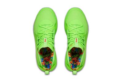 Sour Patch Kids Under Armour Curry 7 Lime Release Date Insoles
