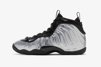 Nike Little Posite One Chrome Lateral