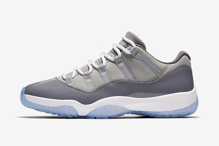 grey low 11s jordans