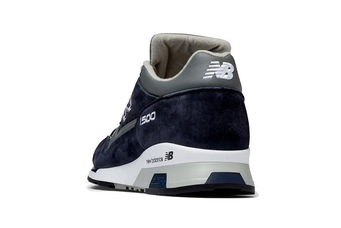 New Balance 1500 Made In England Grey Navy Heel