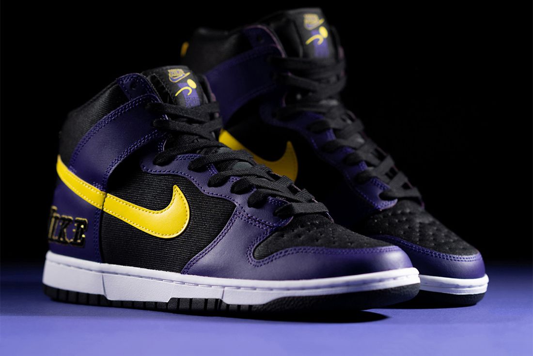 Release Info: The Nike Dunk High EMB 'Lakers' Gets Official Drop