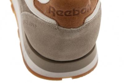 Reebok Classic Leather Suede Sand Heel Detail 1