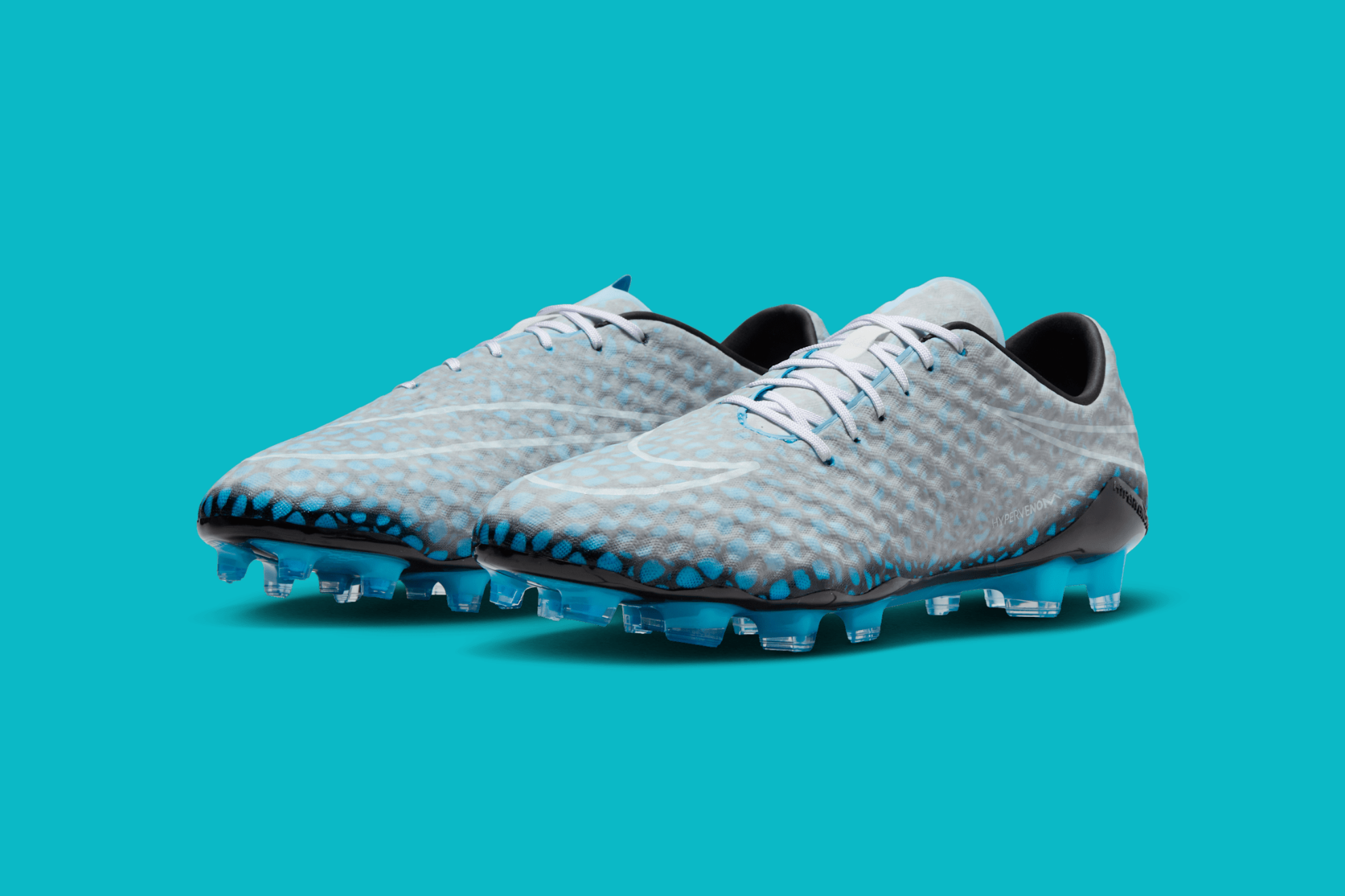 hypervenom phantom 1 white and blue