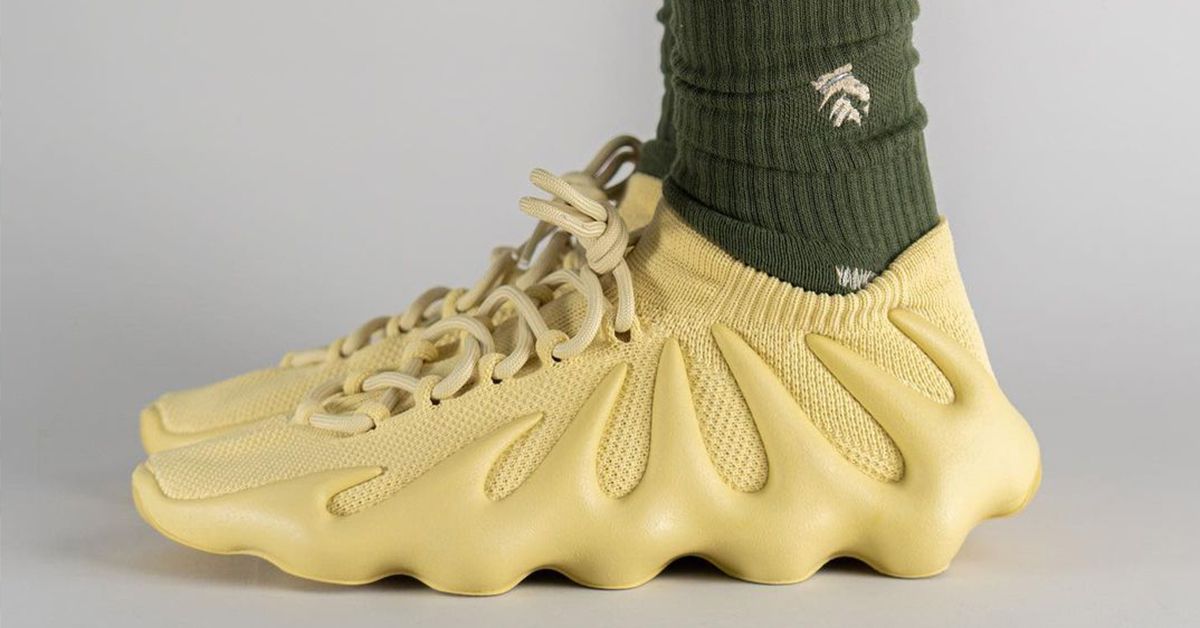 yeezy sock shoes yellow