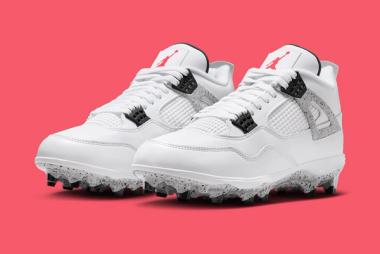 Jordan Brand Unleash Air Jordan 4 ‘White Cement’ Cleats