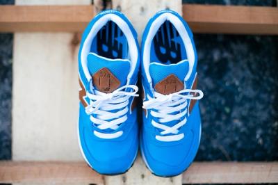 New Balance Women 574 Backpack Edition Blue Top 1
