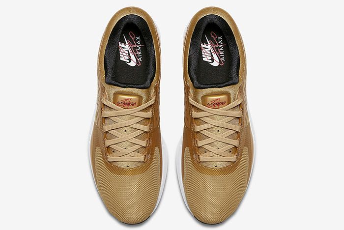 Nike air max zero womens gold best sale