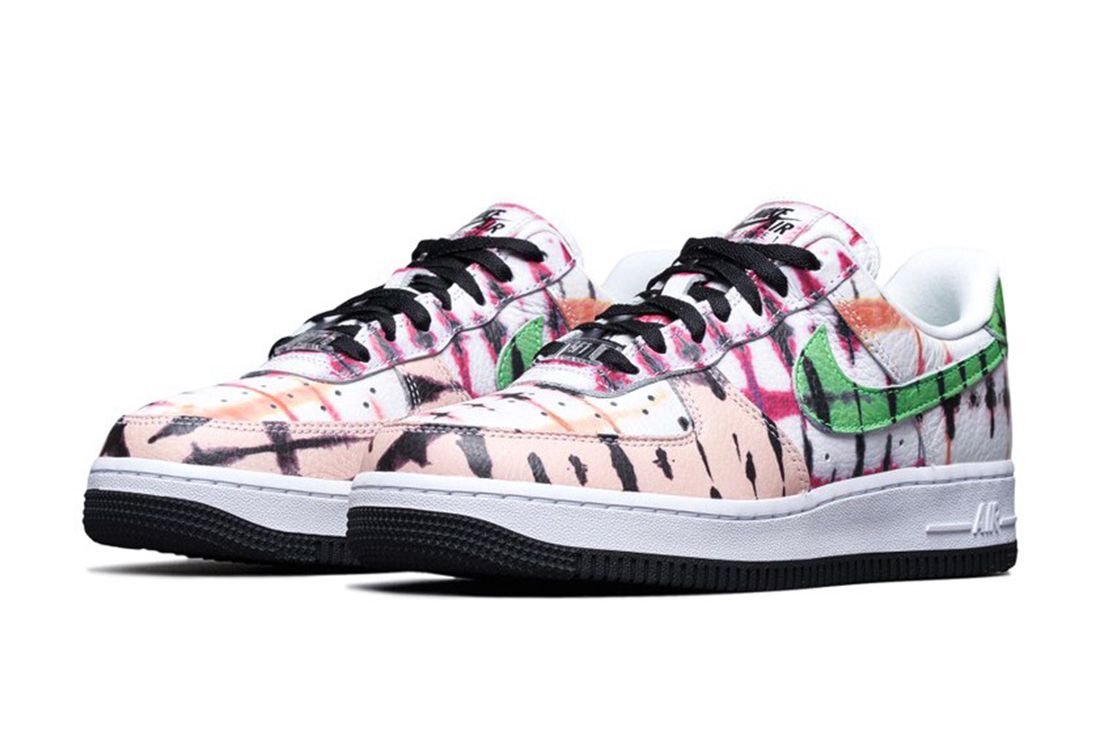 tie dye nike air force