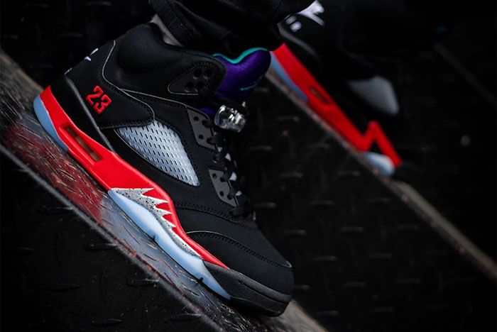 Air jordan 5 top 3 on feet Clearance
