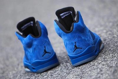 Air Jordan 5 Blue Suede 11