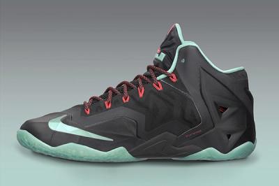 Lebron 11 Diffused Jade Sideview2