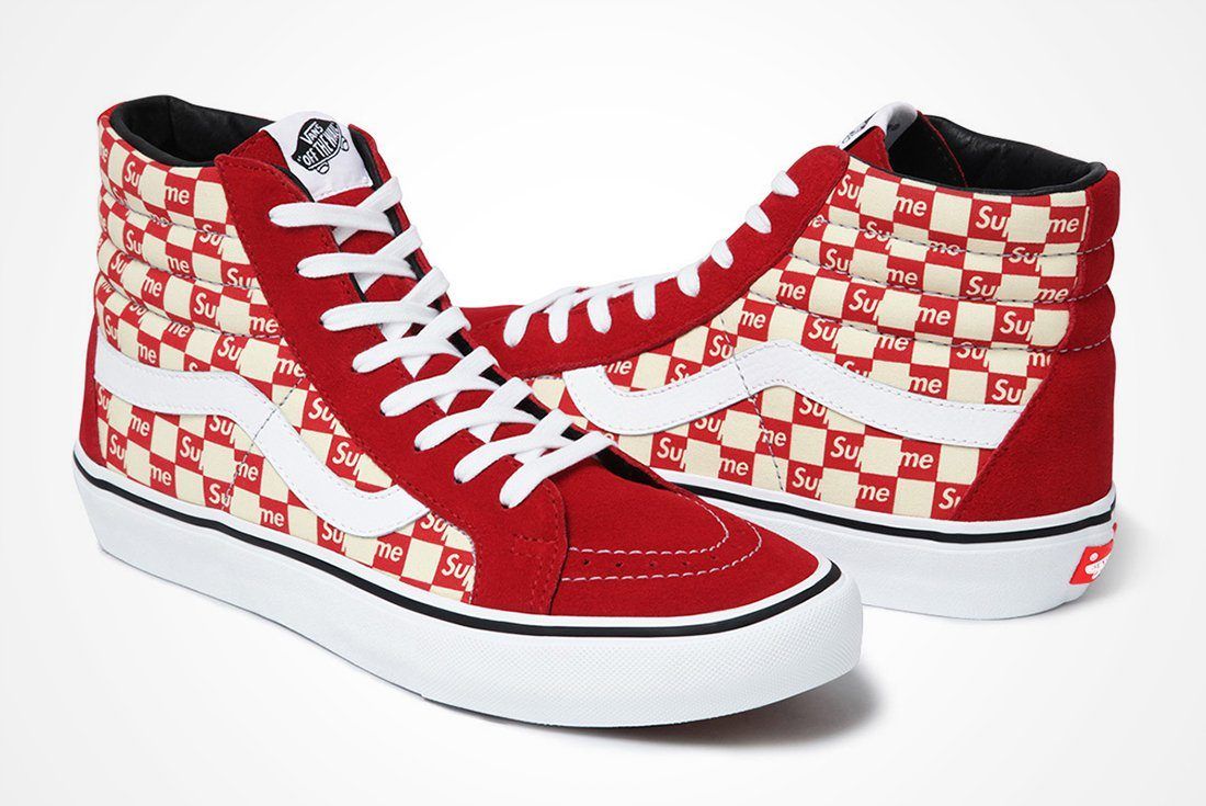 Supreme X Vans Checker Logo Pack 