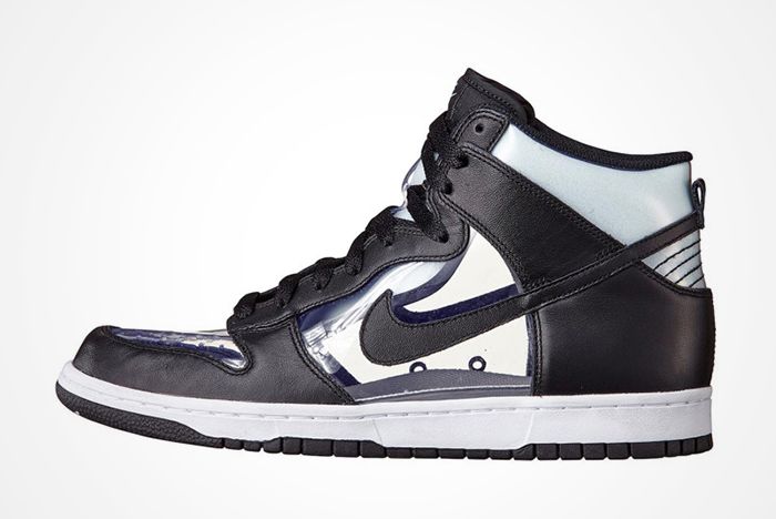 Comme Des Garç Ons X Nike Dunk High Clear12