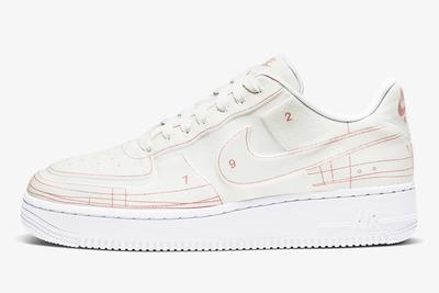 Nike Air Force 1 Low Schematic White Lateral Side