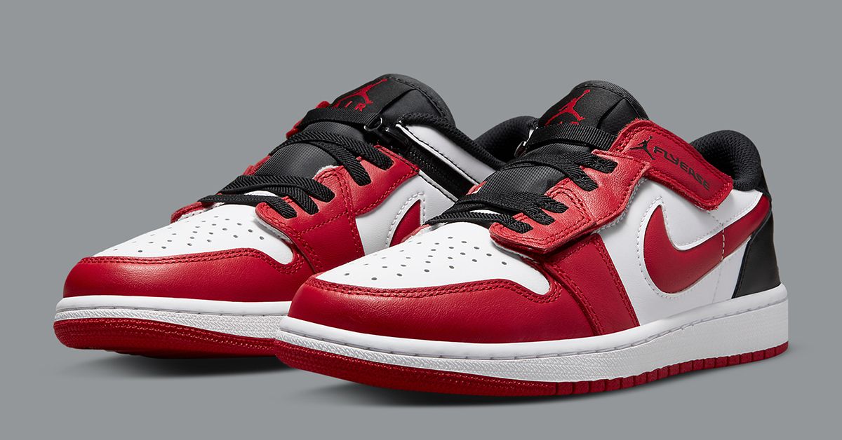 The Air Jordan 1 Low FlyEase Grabs a 'Gym Red' Getup