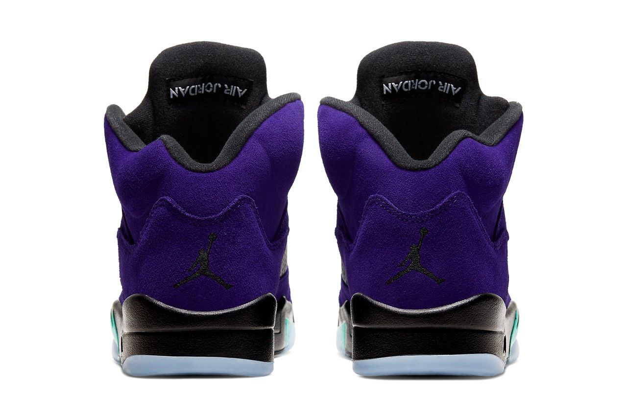 Air Jordan 5 Alternate Grape Heel
