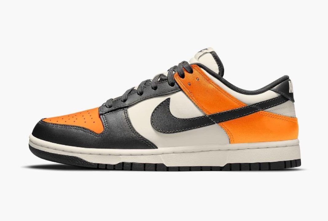 nike dunk low starfish shattered backboard mock up side