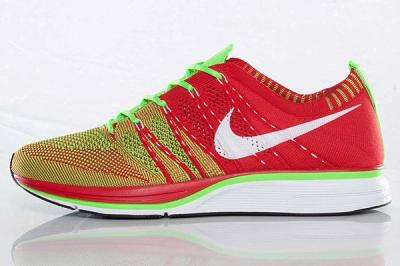 Nike Flyknit Trainer Red Green 1