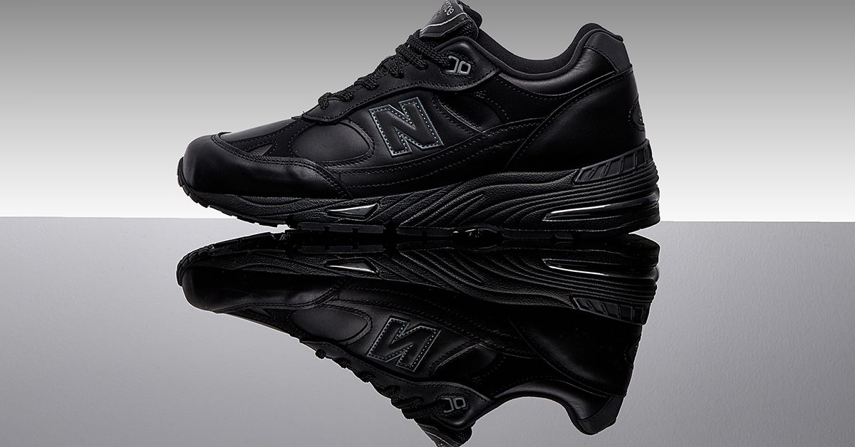 Release Date New Balance 991 Made In UK Black Leather Sneaker