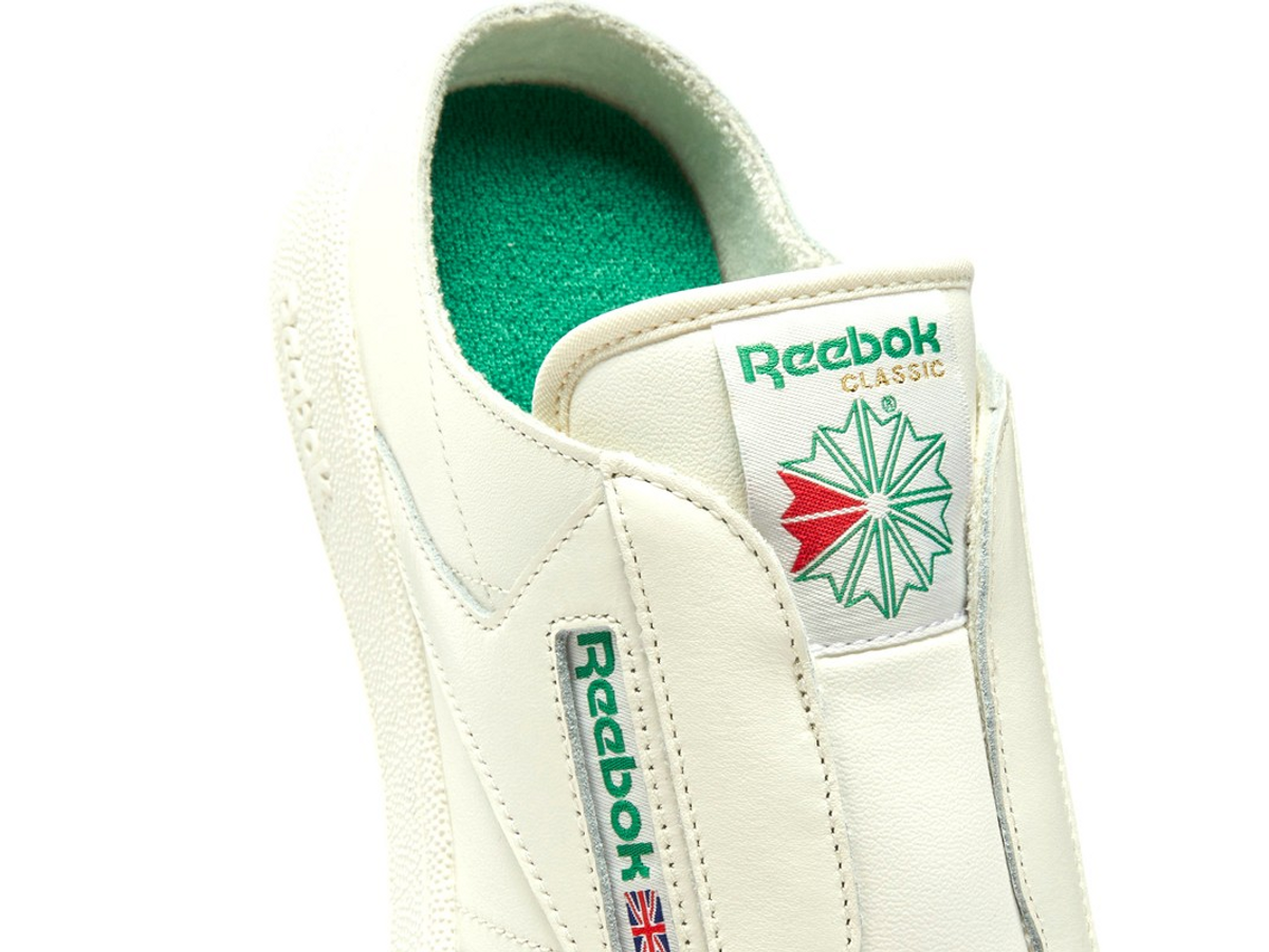 cálmese Incorrecto Lima The Reebok Club C Laceless Mule is Hands-Free Compatible - Sneaker Freaker