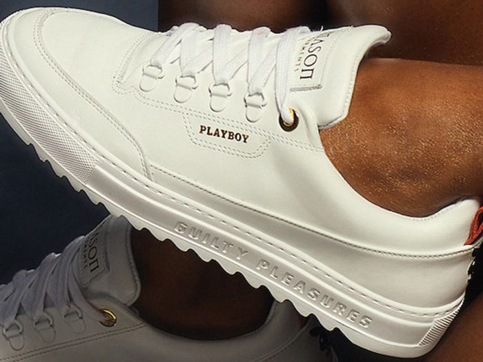 Four Min equal Mason Garments Link with Playboy for NSFW Sneaker Reveal - Sneaker Freaker