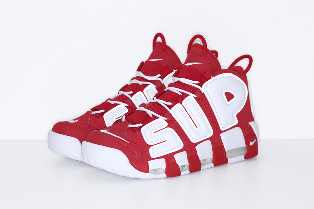 Supreme X Nike Air More Uptempo Release Info - Releases 