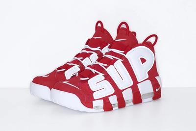 Supreme Nike Air More Uptempo Red 2