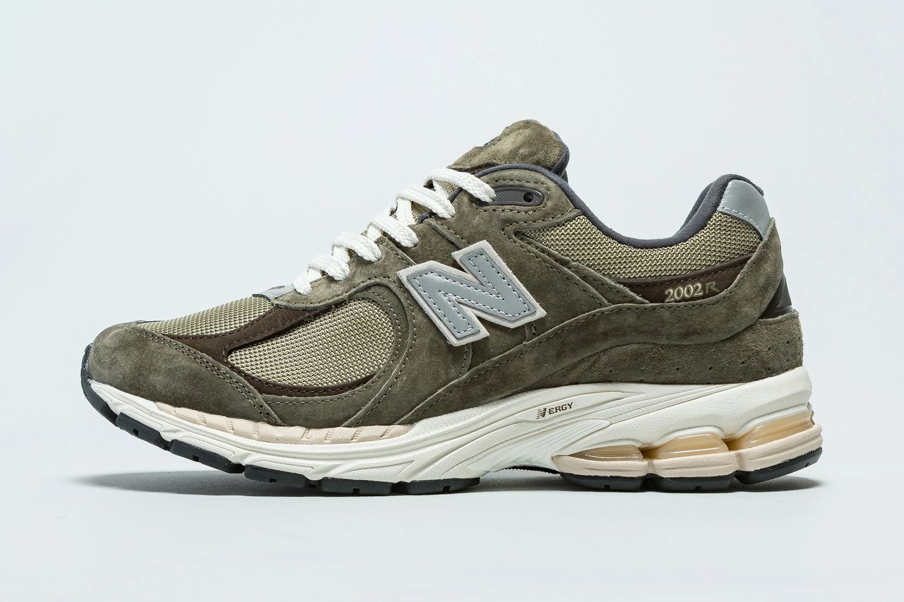 New Balance Give the 2002R Olive and Charcoal Suede Makeovers - Sneaker ...