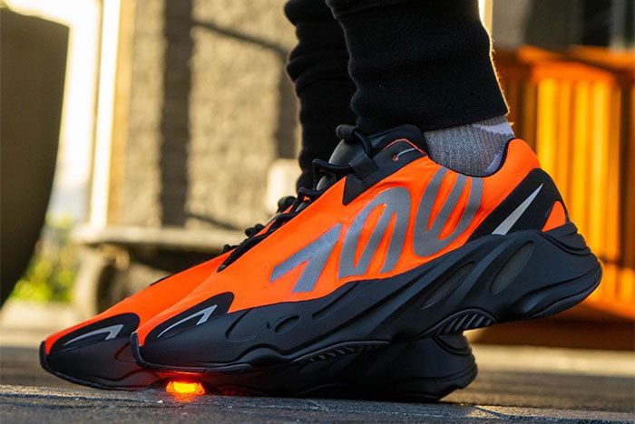 opener Violate evaluate On-Foot: Yeezy 700 MNVN 'Orange' - Sneaker Freaker
