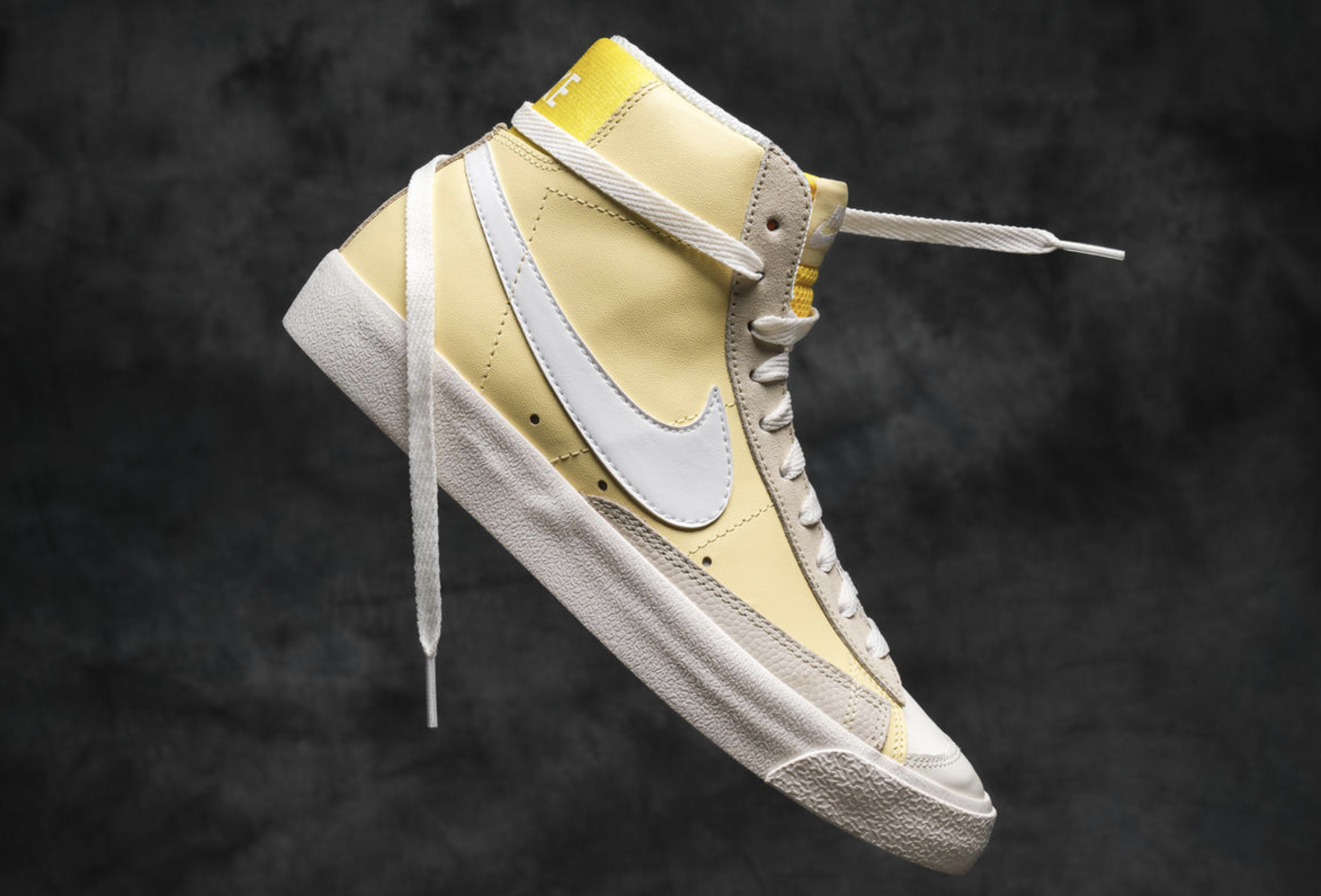 nike blazer mid 77 bycicle yellow