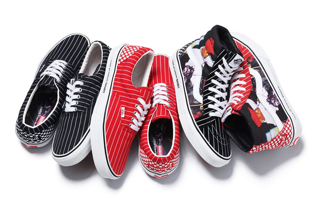 Supreme Comme Des Garçons Shirt Vans Capsule Collection 2014