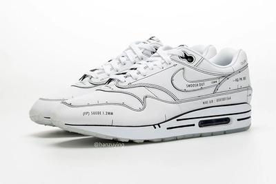 Nike Air Max 1 Schematic Not For Resale Left2