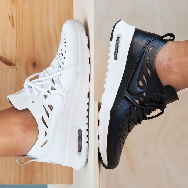 nike air max thea white black white