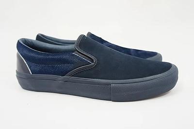 Engineered Garments Vans Vault Slip On Cow Navy Right Lateral