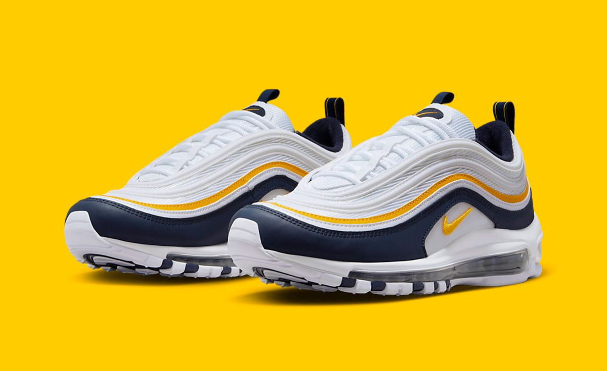 Air max 97 white blue cheap yellow