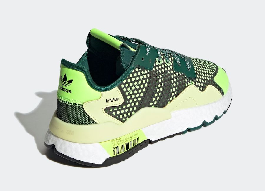 The adidas Nite Jogger is Popping off in Signal Green Sneaker