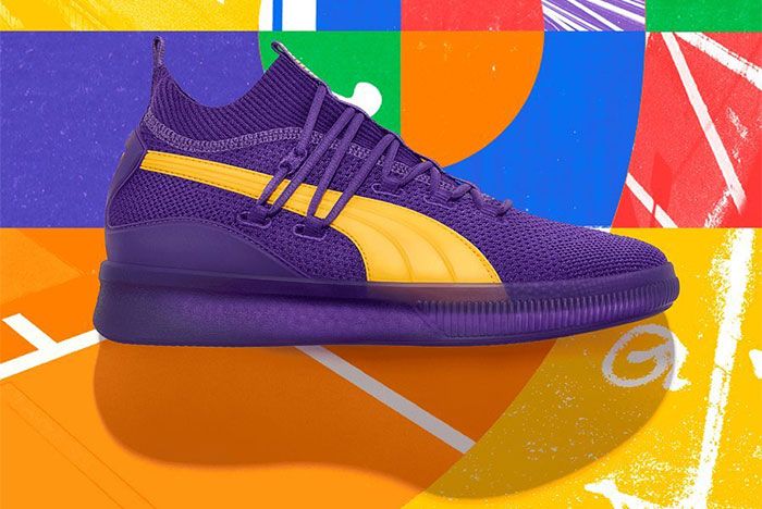 puma clyde court purple