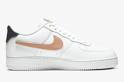 Nike Air Force 1 Removable Swoosh Pack White Right
