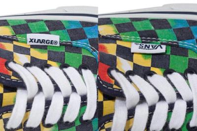 Xlarge Vans Authentic Tie Dye Checker Flag 1