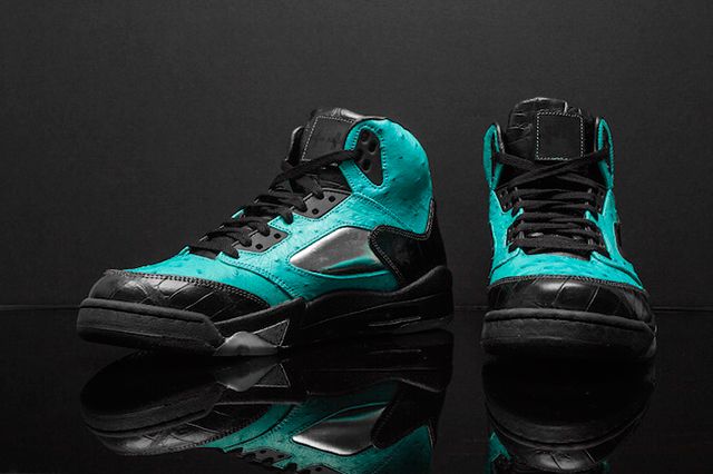 Custom Air Jordan 5 Tiffany Jbf Customs 4