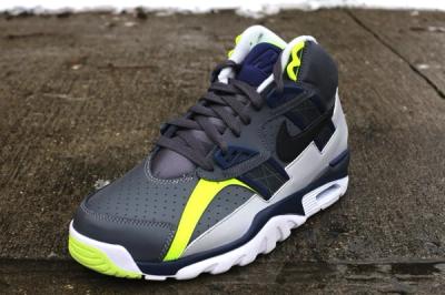 Nike Air Trainer Sc High Neon Grey Quarter Front 1