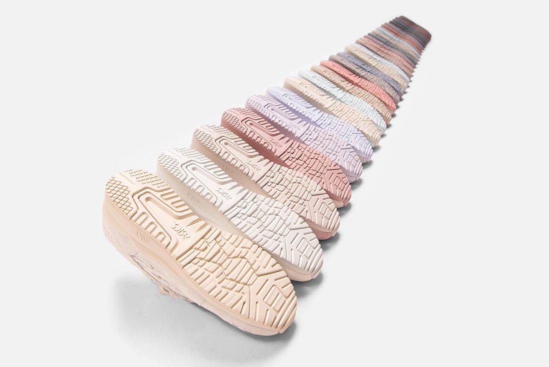 ronnie fieg kith asics gel lyte III palette group shot