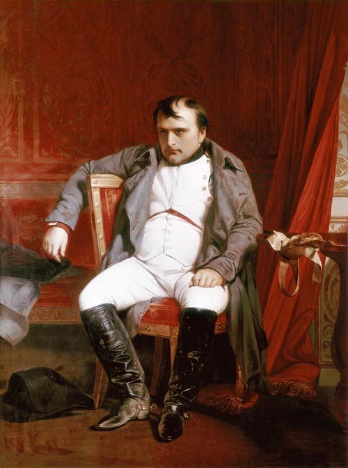Napoleon Emperor Defeated At Fontainebleau