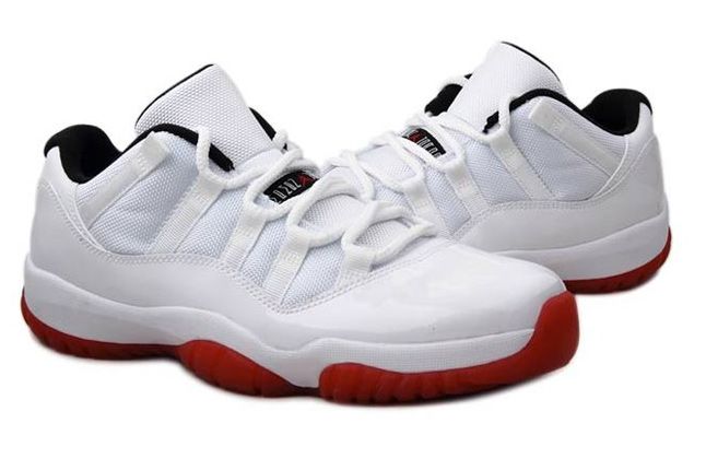 Air Jordan 11 Low White Red 03 1