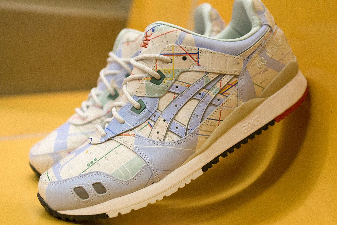 Navigate the atmos x ASICS GEL-Lyte III 'NYC Subway' Release