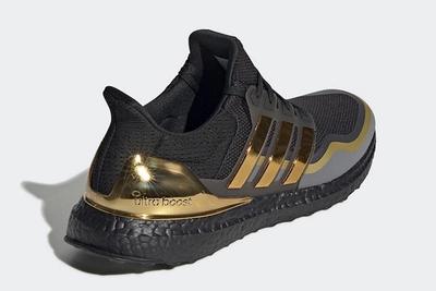 Adidas Ultraboost Black Metallic Gold Back