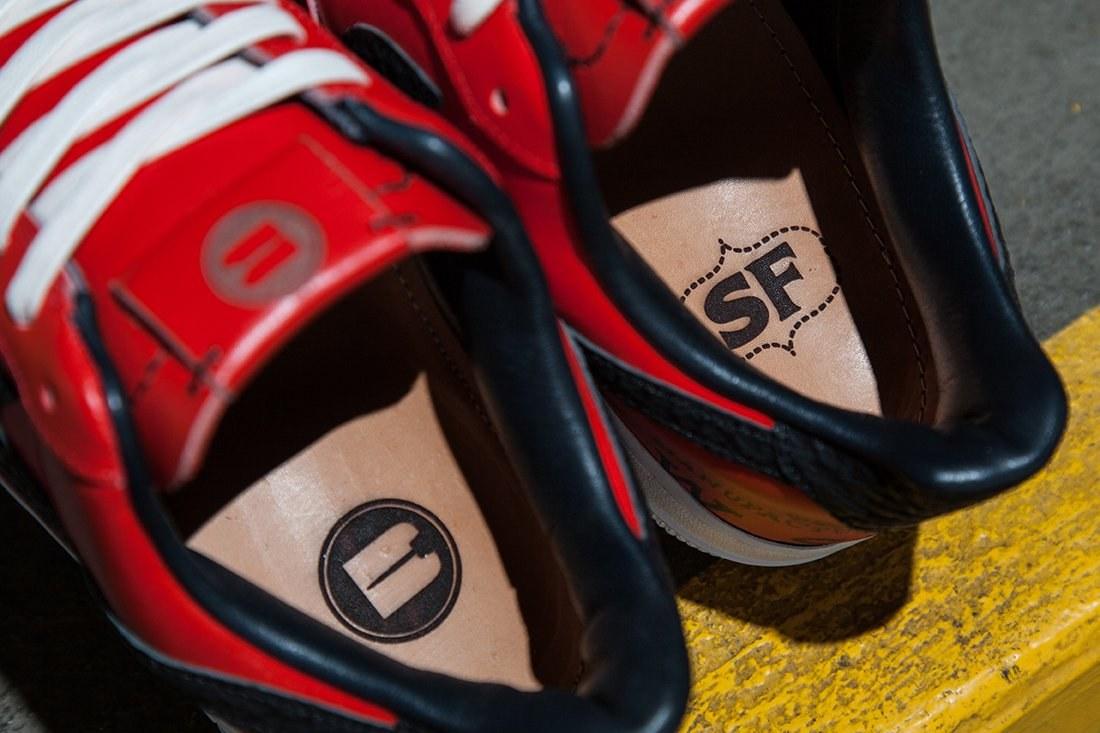 We Created Bespoke Nike Air Force 1s From Sherrin Footballs! - Features